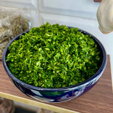 سبزی پلو و کوکو خرد شده