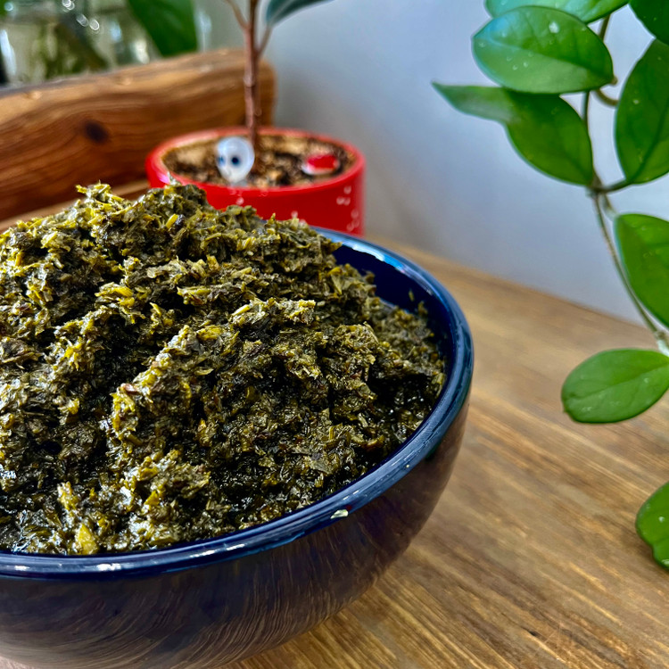 سبزی قورمه سرخ شده نعنا آبی ۴۰۰ گرمی