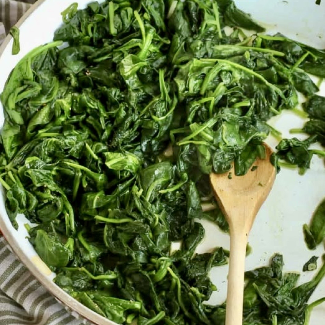 اسفناج سرخ شده نعنا آبی ۴۰۰ گرمی